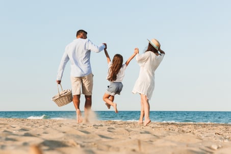 Family at the Beach