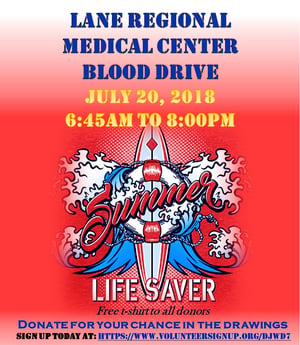 BLOOD DRIVE JULY 2018