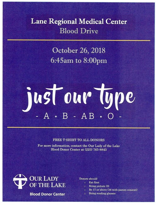 Blood drive october 2018-1