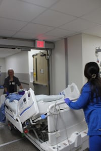 opening day at new patient tower