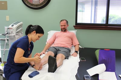 Outpatient Therapy first patient Cecil Graves