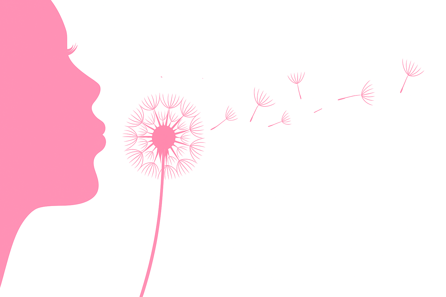Pink Dandelion Dream