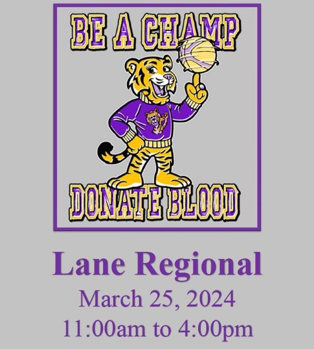 March Blood Drive at Lane – Urgent Need for Donors