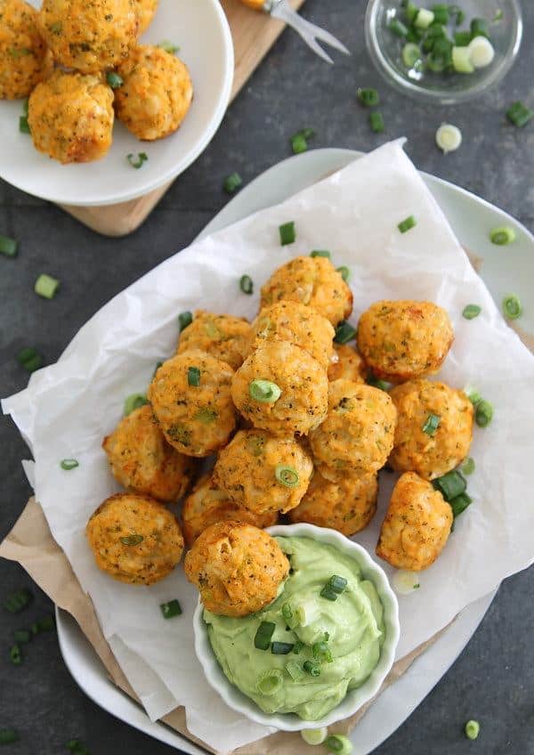 Buffalo Chicken Broccoli Cheddar Bites