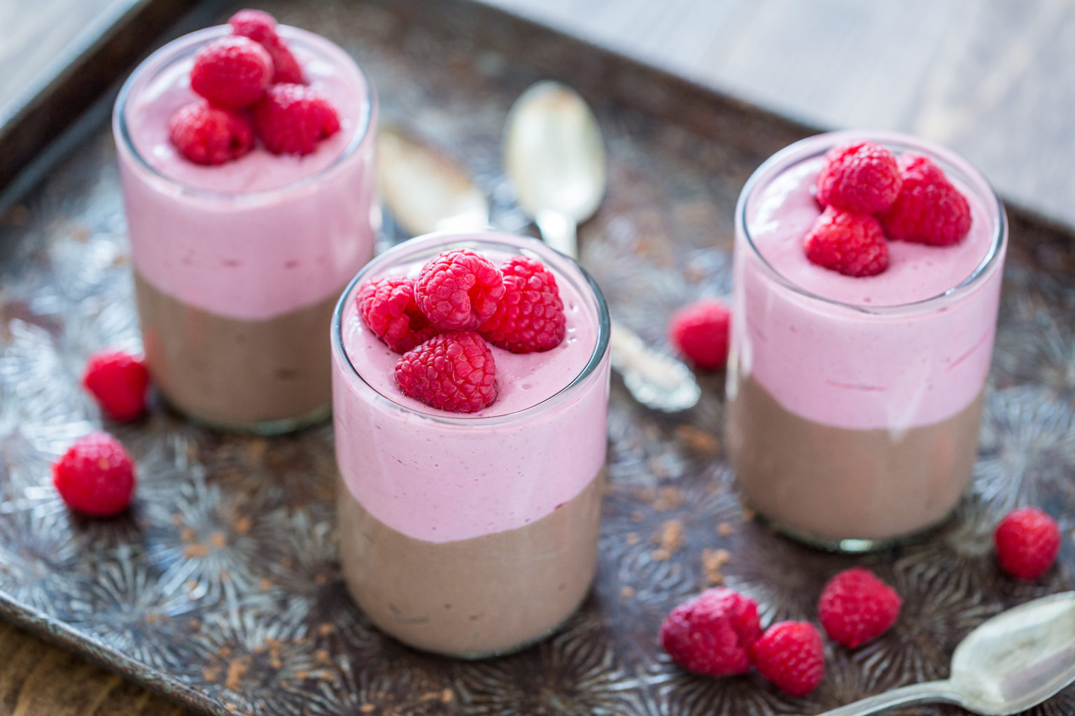 Chocolate Raspberry Parfaits