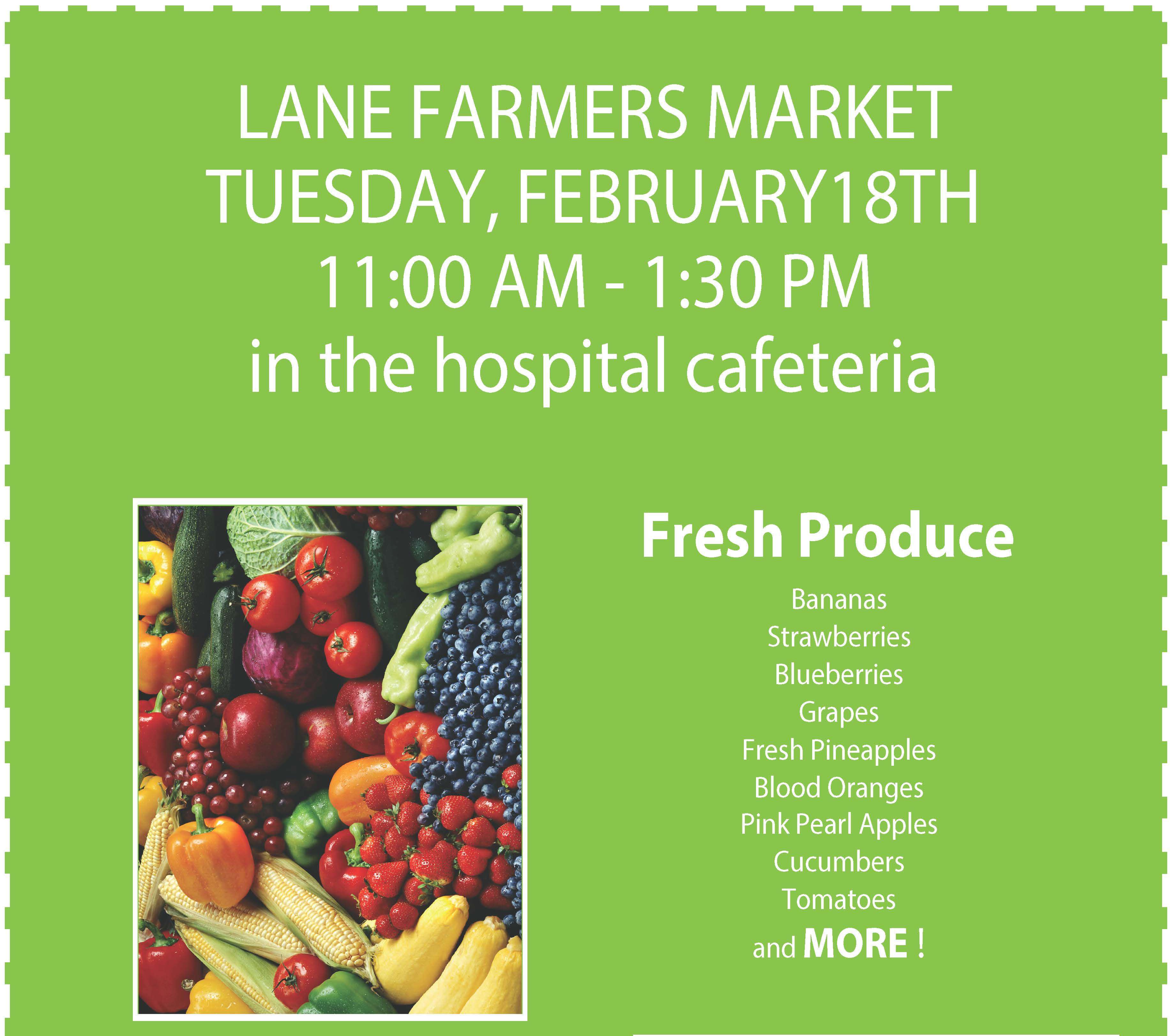 Lane Farmers Market February 18