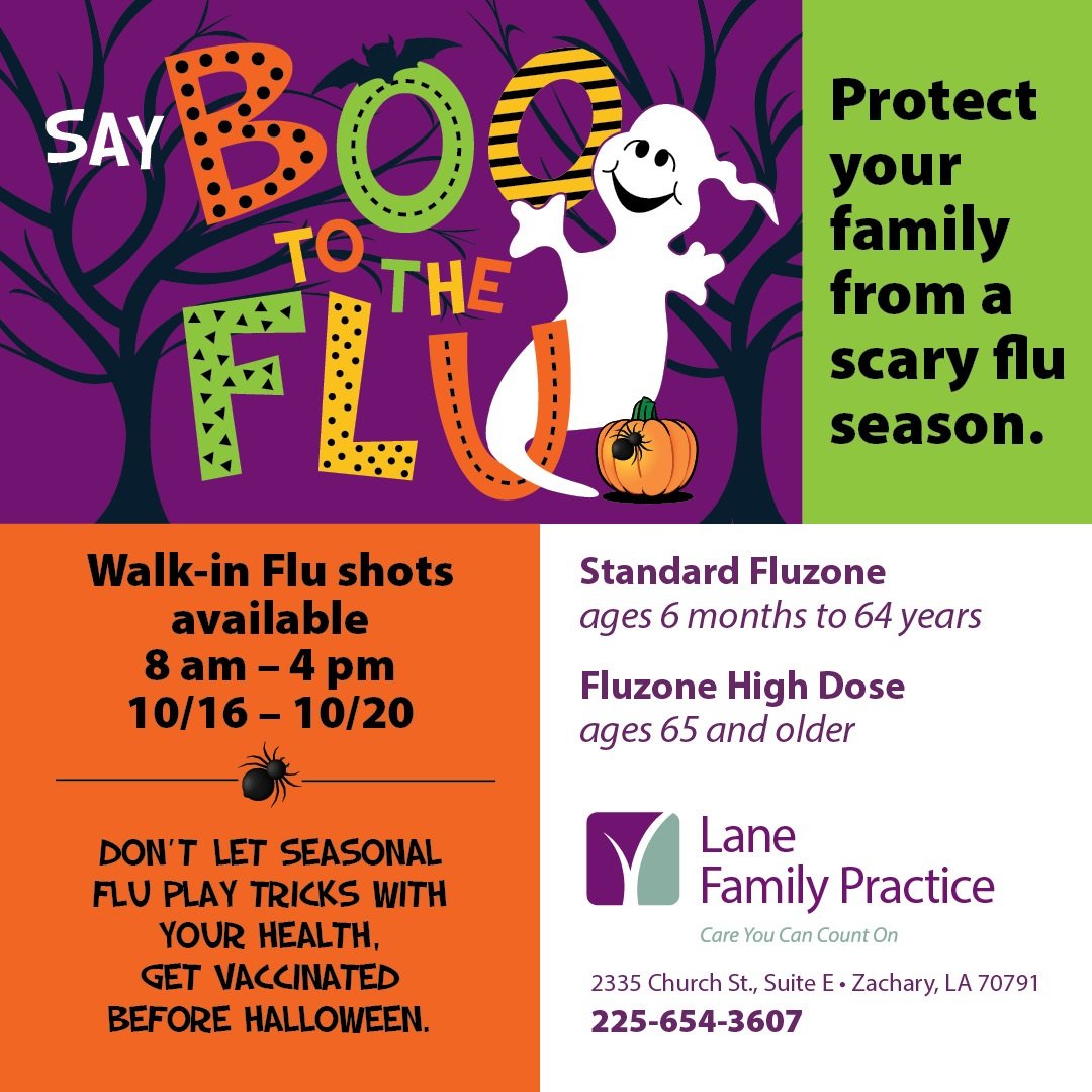 Lane Family Practice Says “Boo” to the Flu