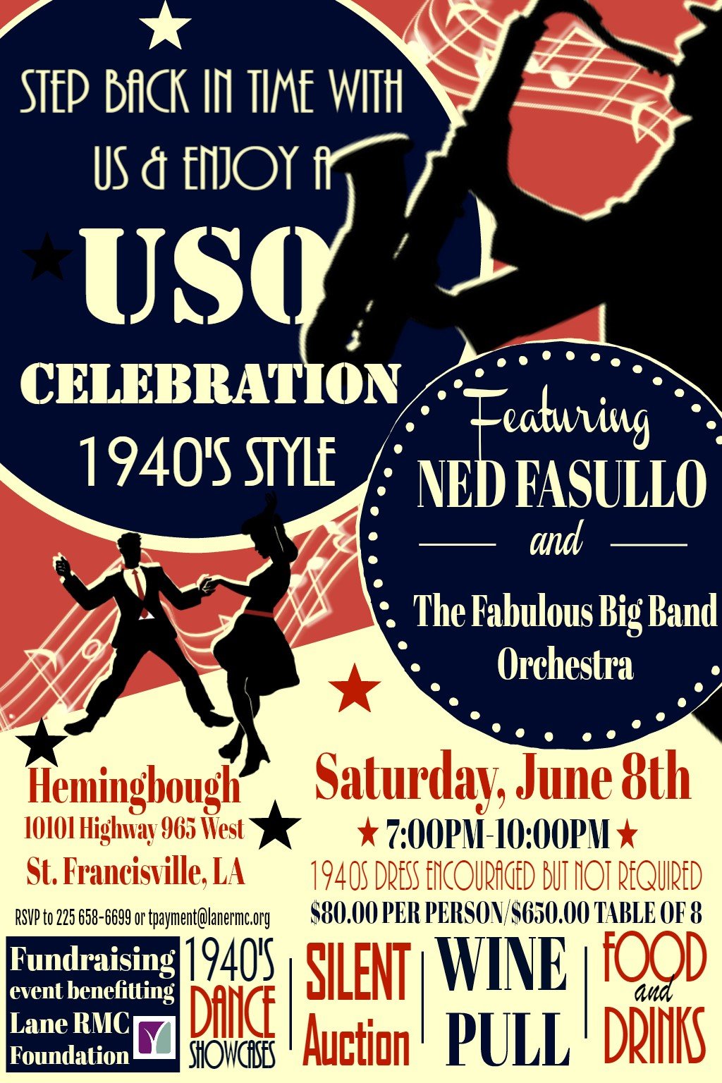 Lane Foundation to Host USO Celebration Fundraiser