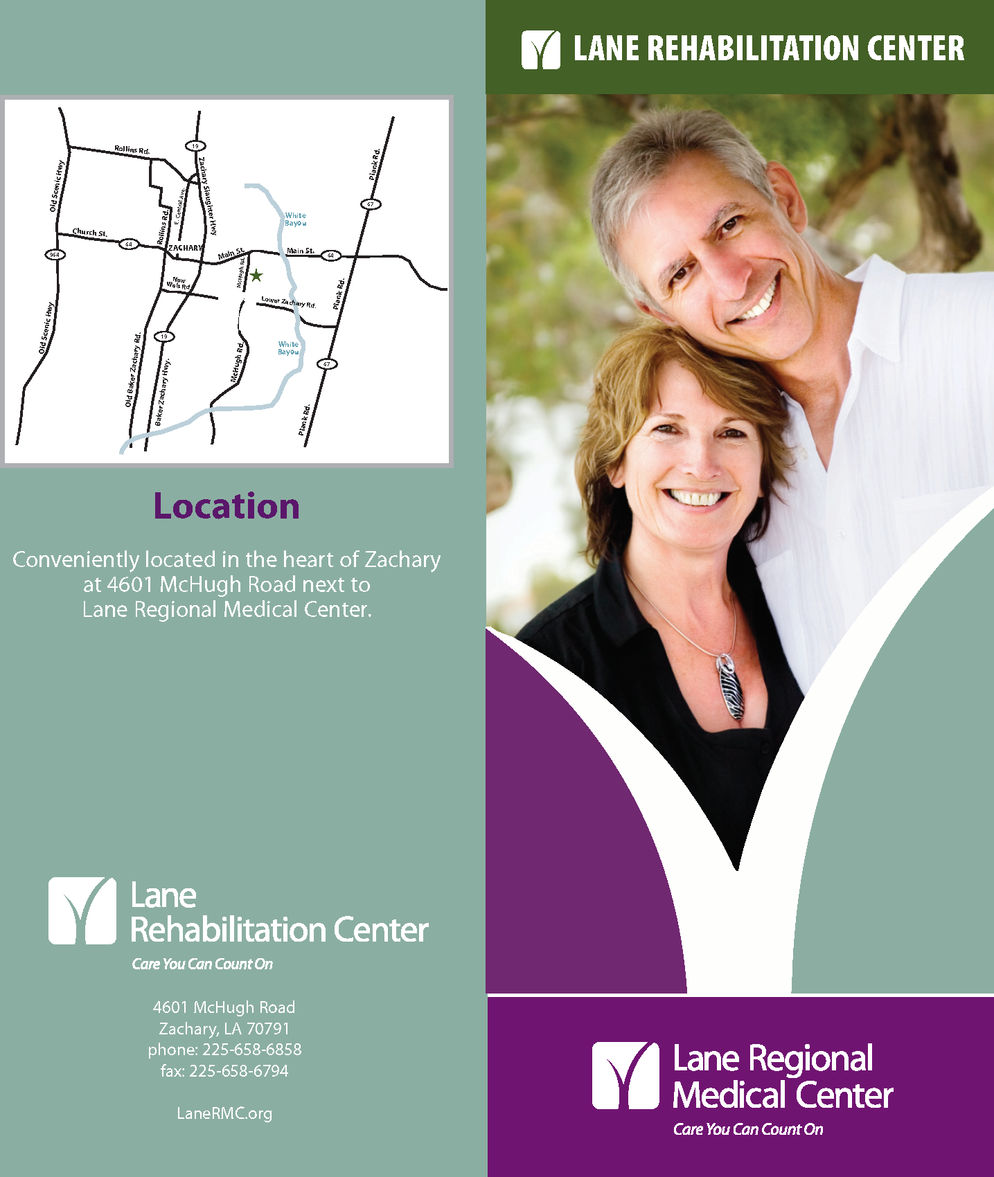 Lane Rehabilitation Center Brochure