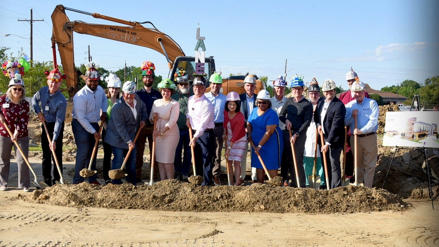 LANE BREAKS GROUND ON FOUR-STORY PATIENT TOWER