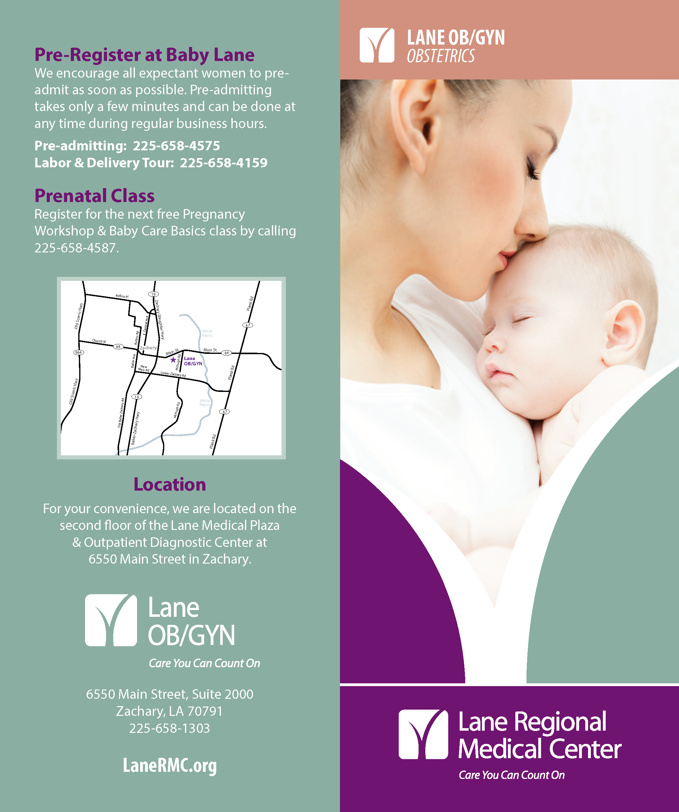 Lane OB/Gyn Obstetrics Brochure