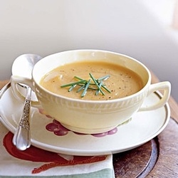 Roasted Butternut Squash and Shallot Soup