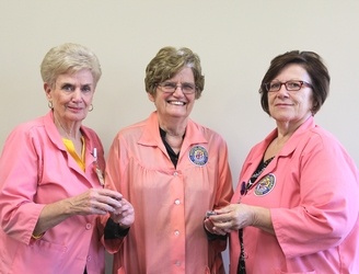 Pictured (ltor):  Gladys Sims, Juanita Massey, and Diane Rouchon.