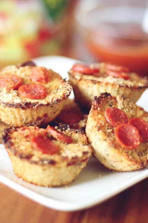 Mini Cauliflower Pizza Bites