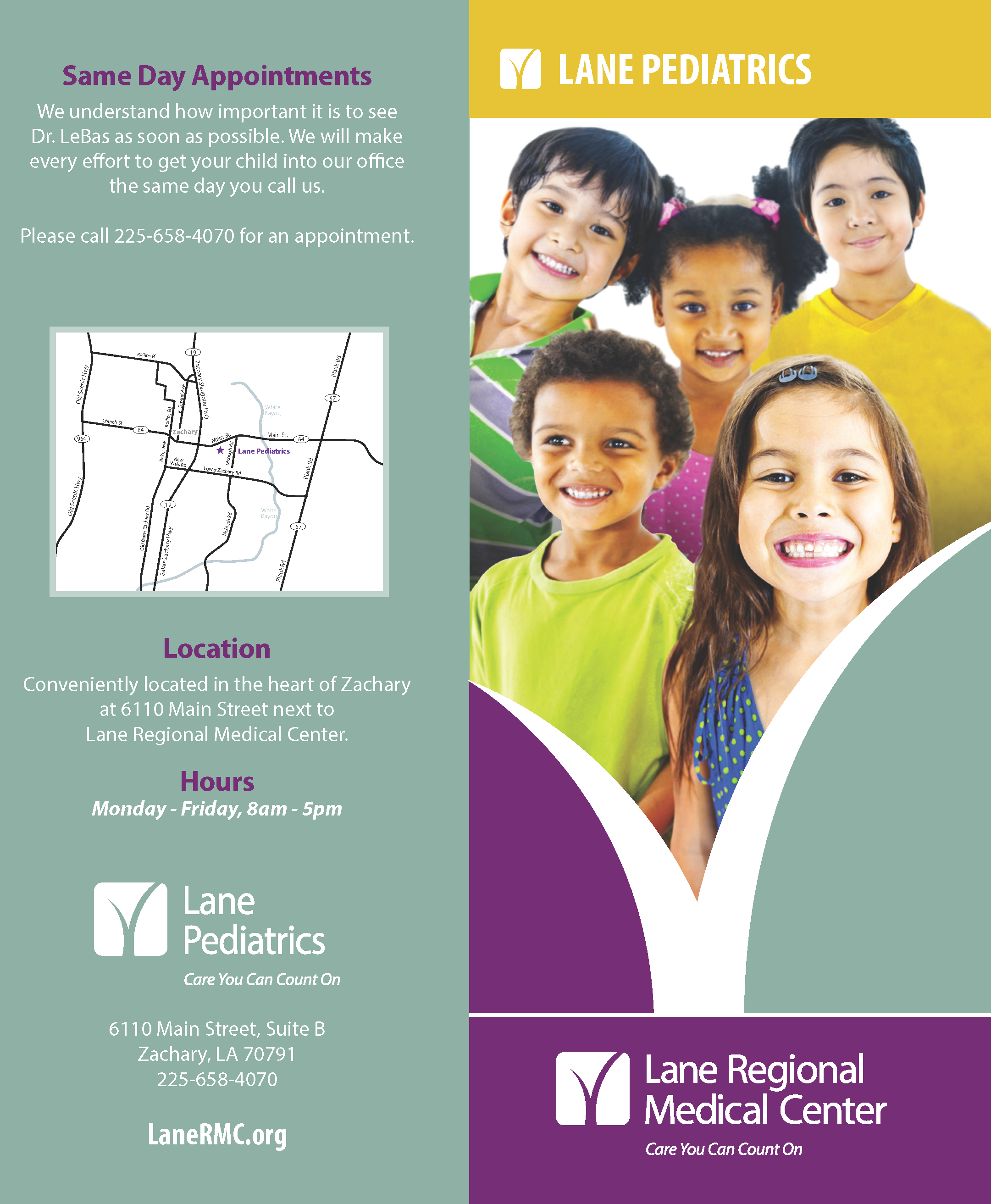 Lane Pediatrics Brochure