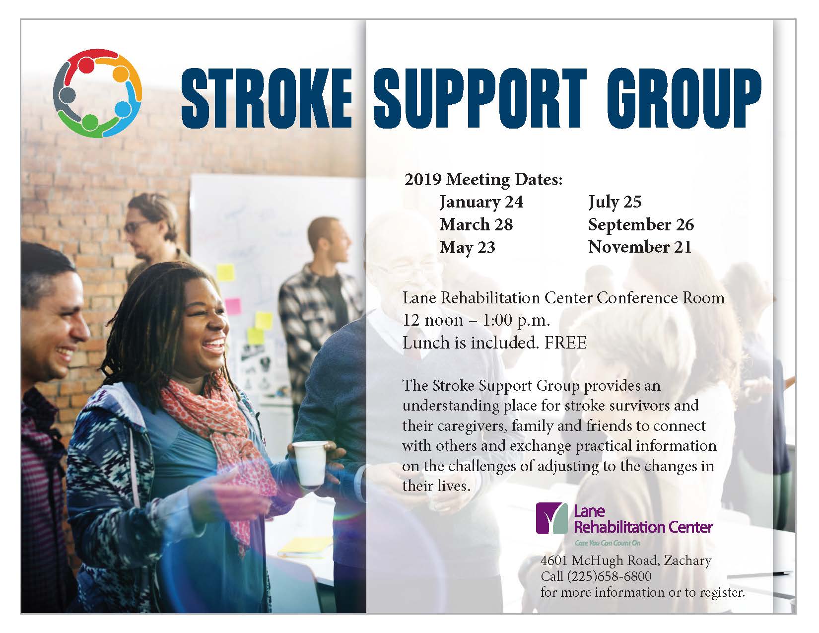 Stroke Support Group at Lane Rehabilitation Center