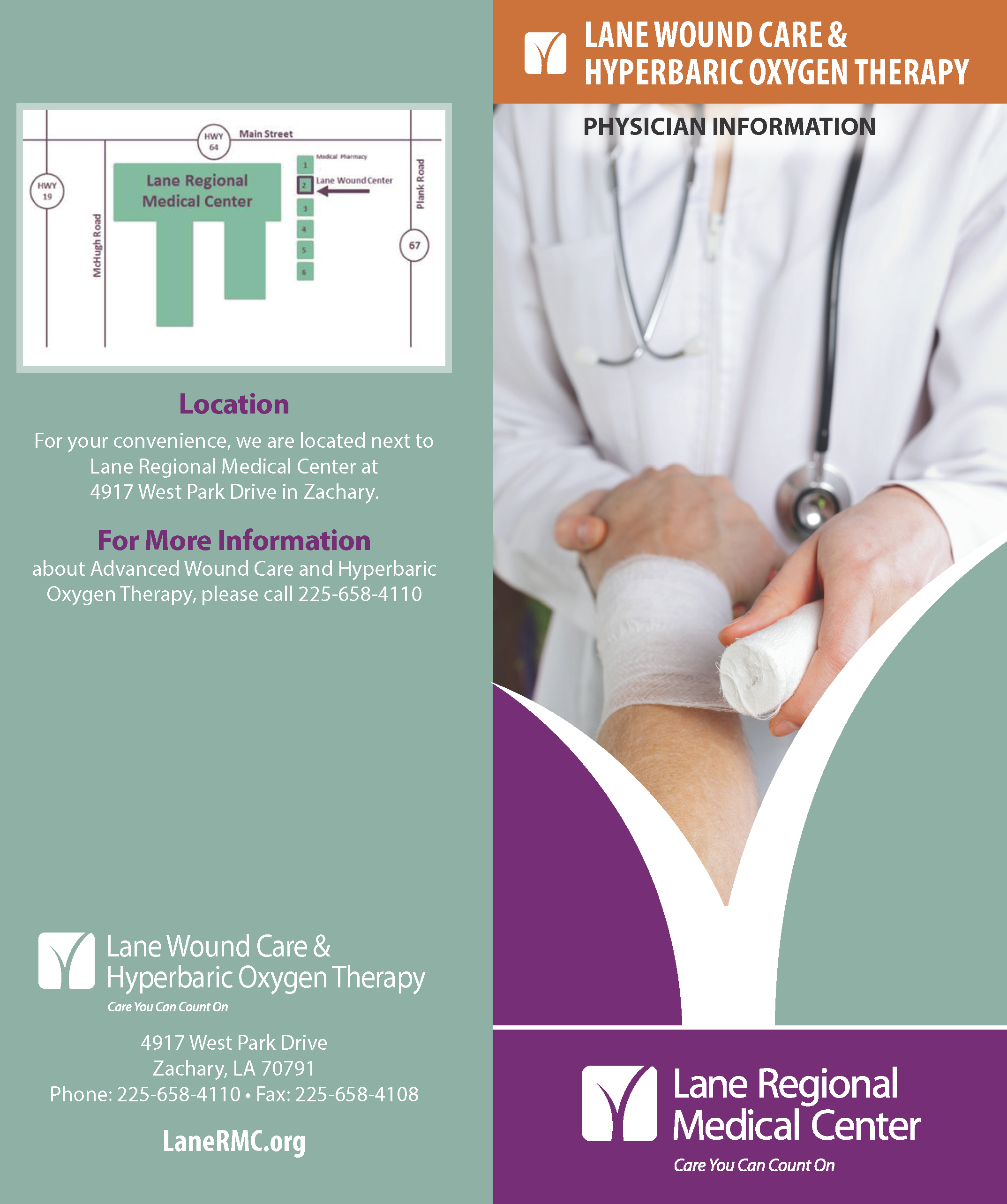 Wound Care and Hyperbaric Oxygen Therapy Physician Brochure