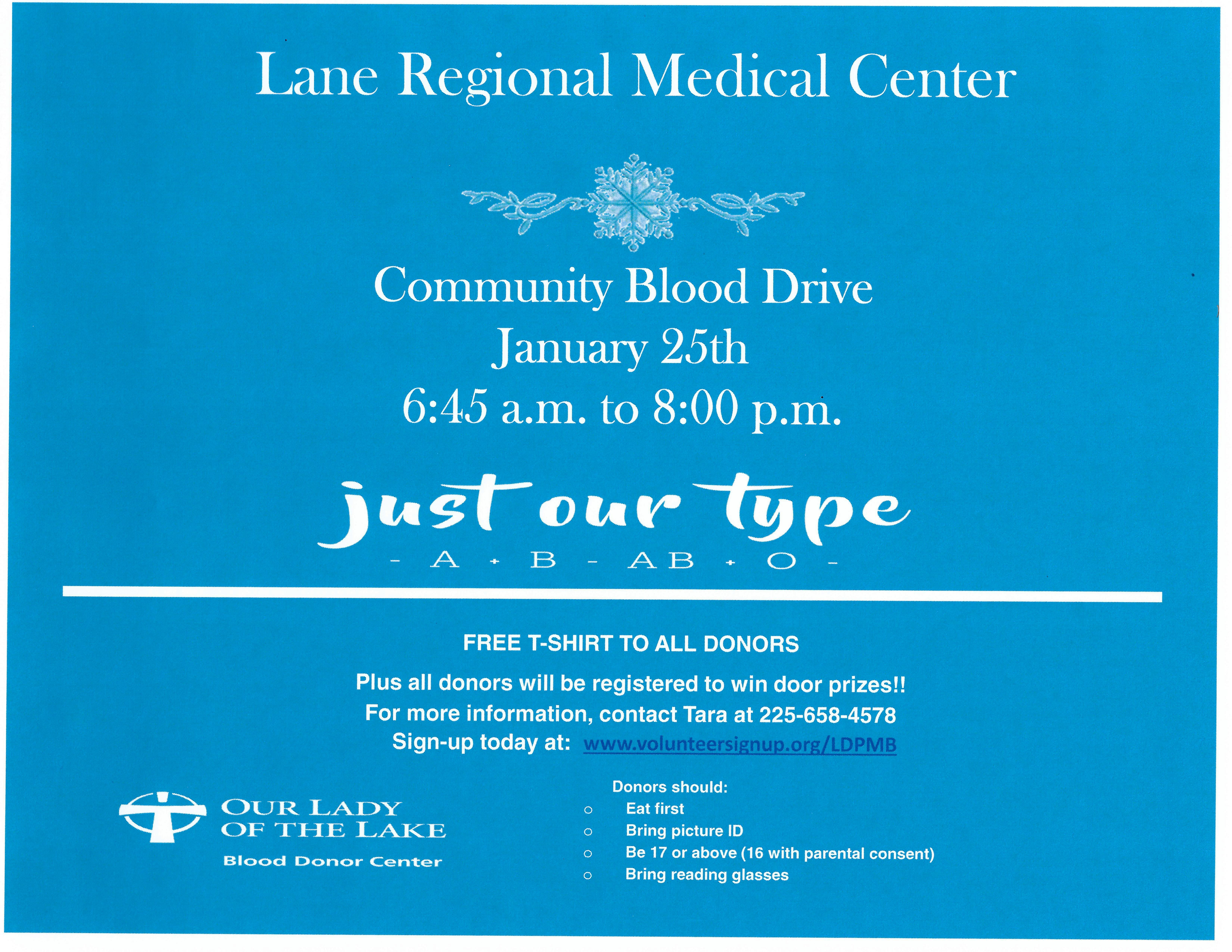 blood drive january 2019