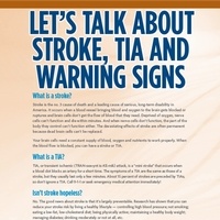 Let's Talk About Stroke, TIA and Warning Signs