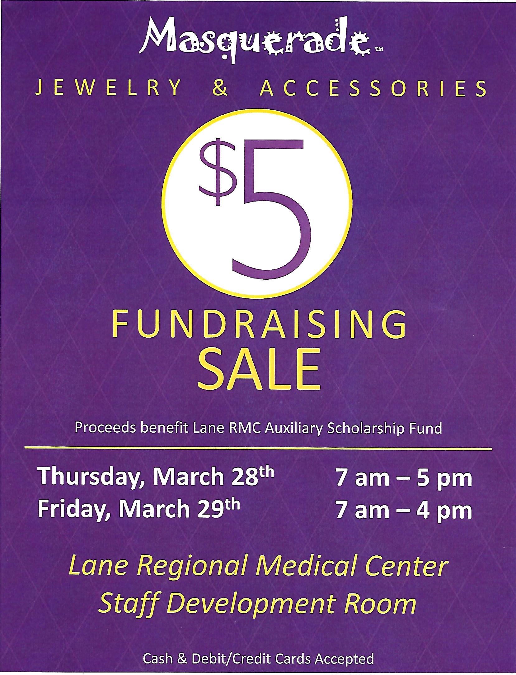 Lane Auxiliary to host $5 Jewelry and Accessories Sale