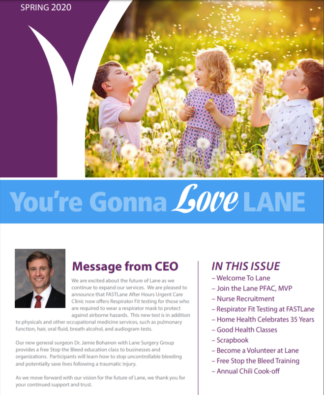 Explore the Love Lane Spring 2020 Newsletter