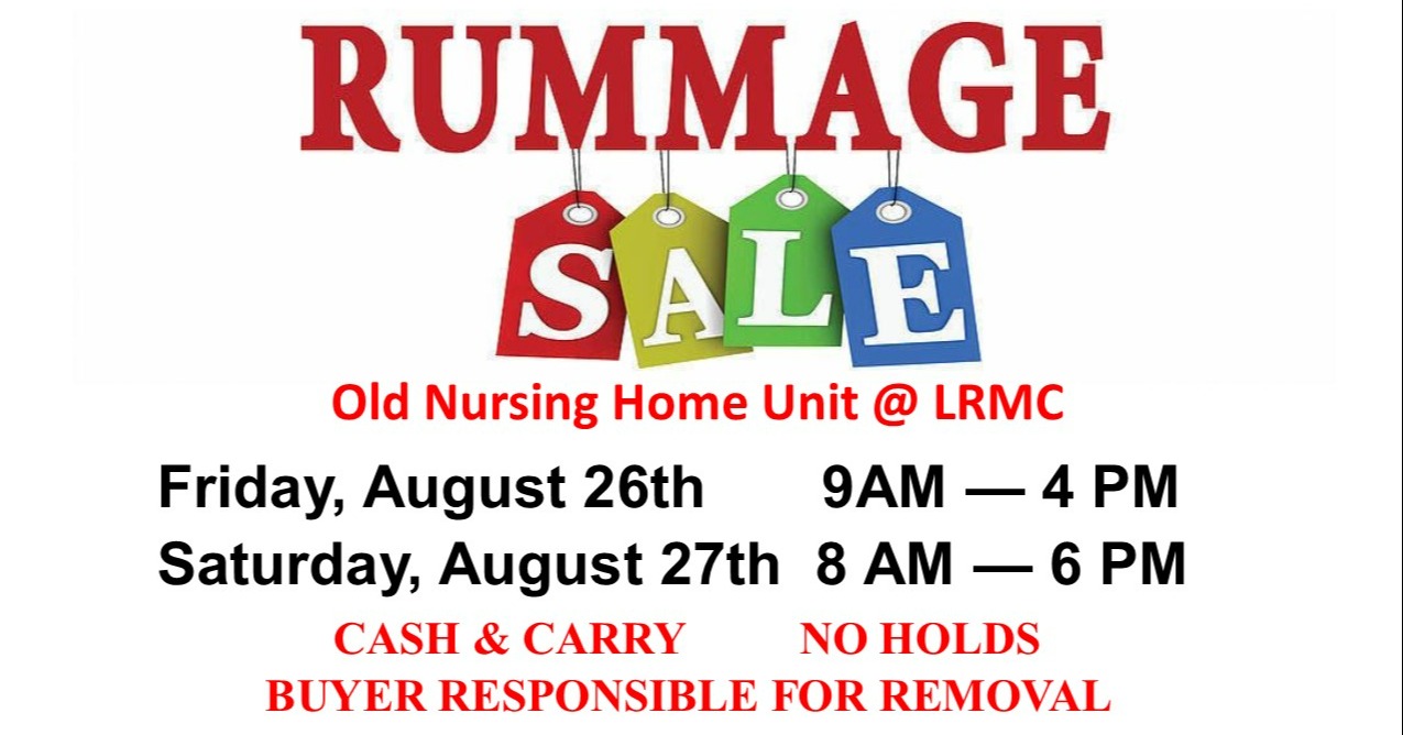 Rummage Sale and Pastalaya Lunch Fundraiser at Lane